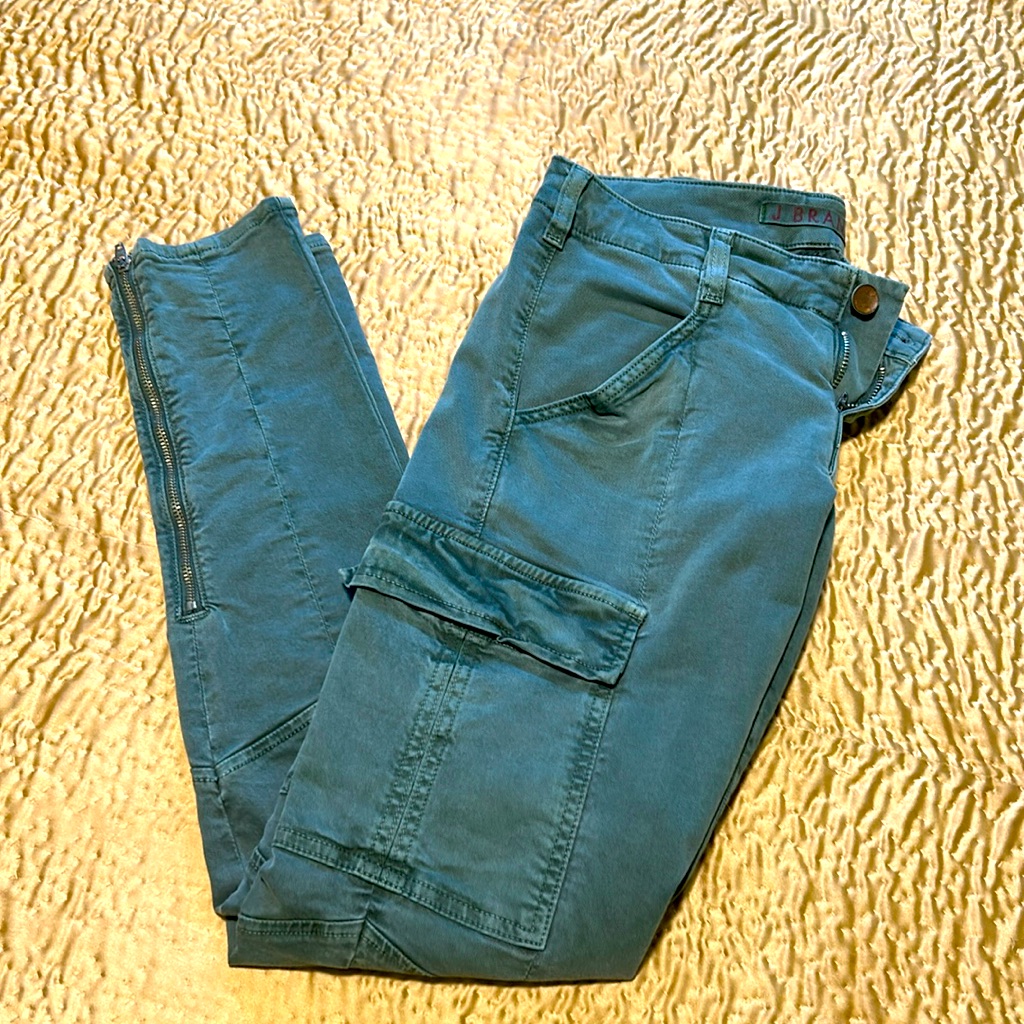 J Brand Size 25 Cargo Jeans W Ankle Zipper